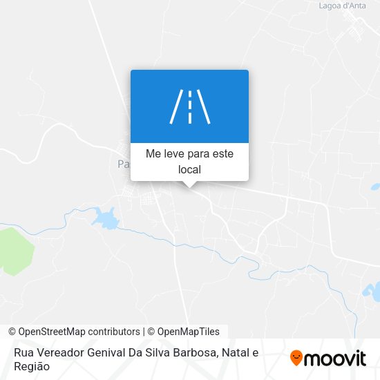 Rua Vereador Genival Da Silva Barbosa mapa
