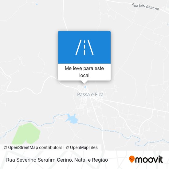 Rua Severino Serafim Cerino mapa