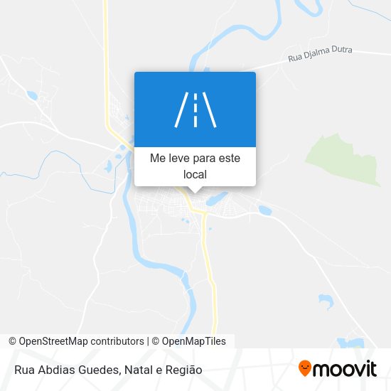 Rua Abdias Guedes mapa