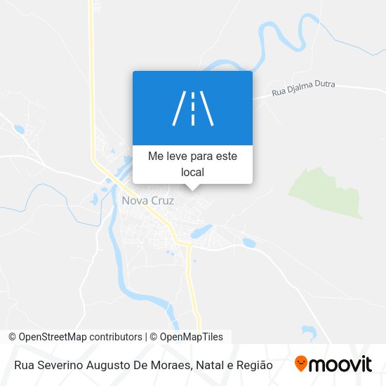 Rua Severino Augusto De Moraes mapa