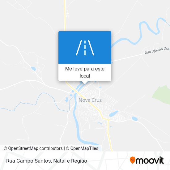Rua Campo Santos mapa