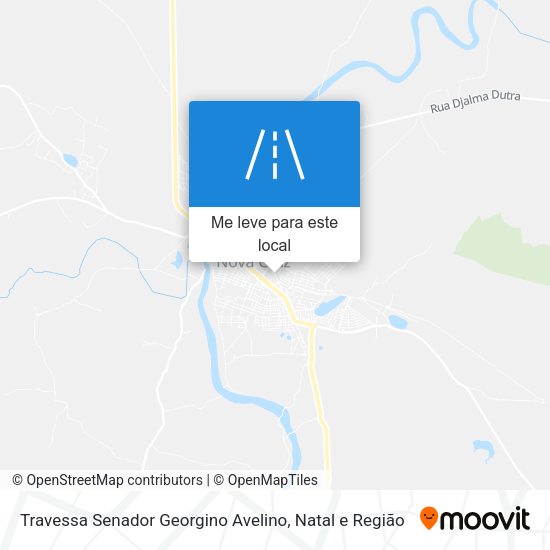 Travessa Senador Georgino Avelino mapa