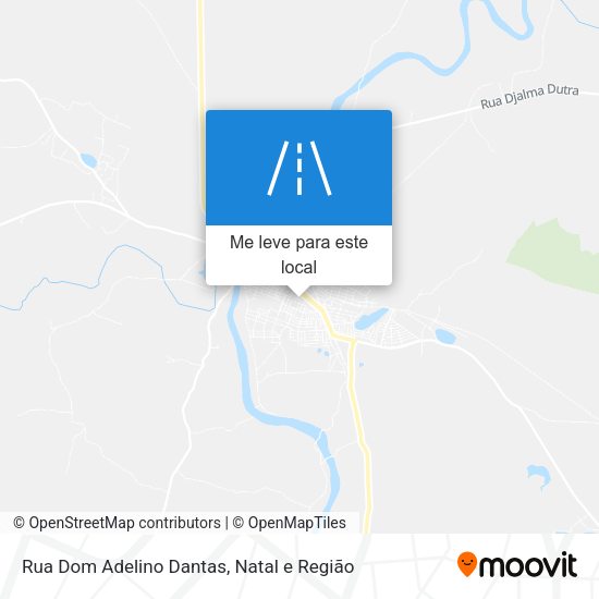 Rua Dom Adelino Dantas mapa