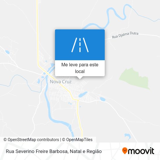 Rua Severino Freire Barbosa mapa