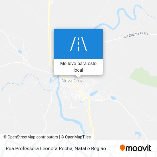 Rua Professora Leonora Rocha mapa