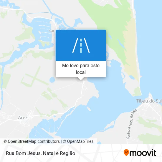 Rua Bom Jesus mapa