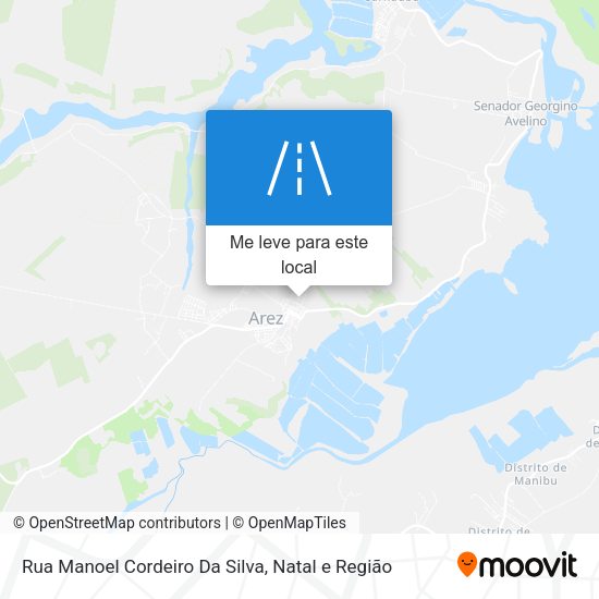 Rua Manoel Cordeiro Da Silva mapa