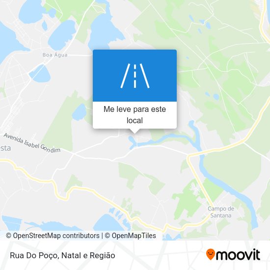 Rua Do Poço mapa