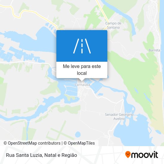 Rua Santa Luzia mapa