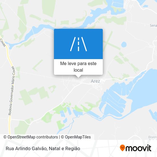 Rua Arlindo Galvão mapa