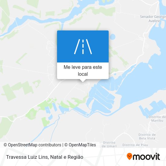 Travessa Luiz Lins mapa