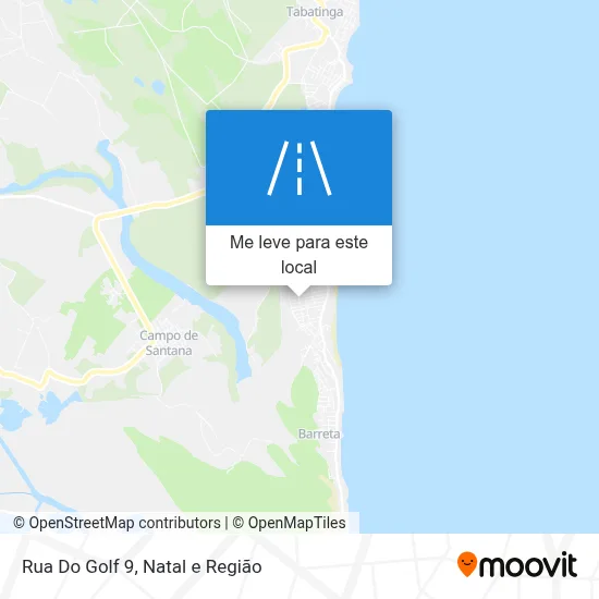 Rua Do Golf 9 mapa
