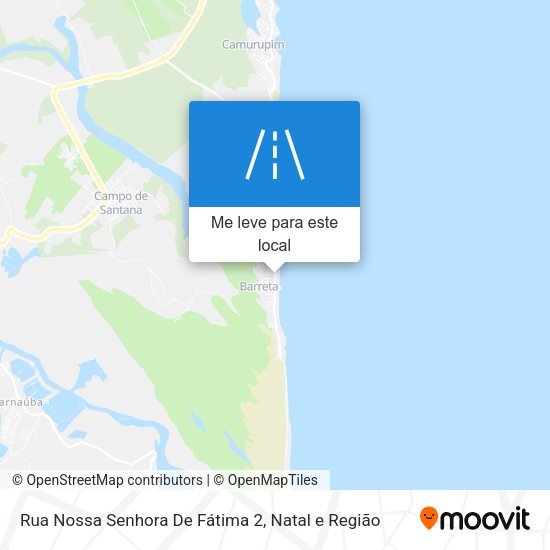 Rua Nossa Senhora De Fátima 2 mapa