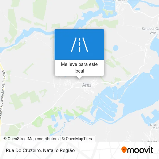 Rua Do Cruzeiro mapa