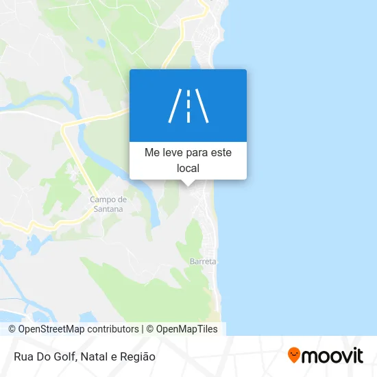 Rua Do Golf mapa