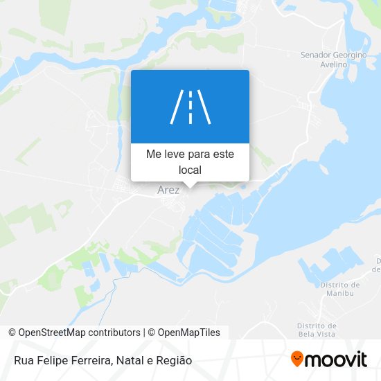 Rua Felipe Ferreira mapa