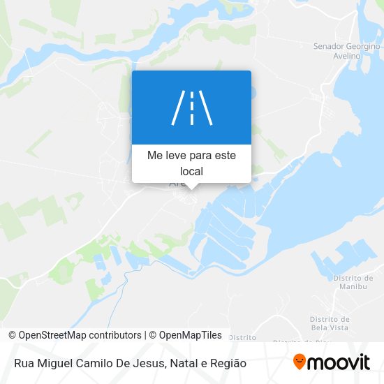 Rua Miguel Camilo De Jesus mapa