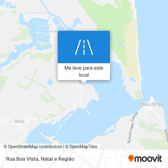 Rua Boa Vista mapa