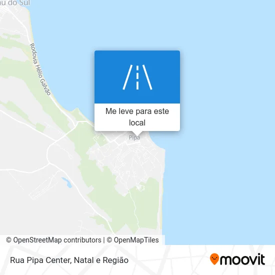 Rua Pipa Center mapa