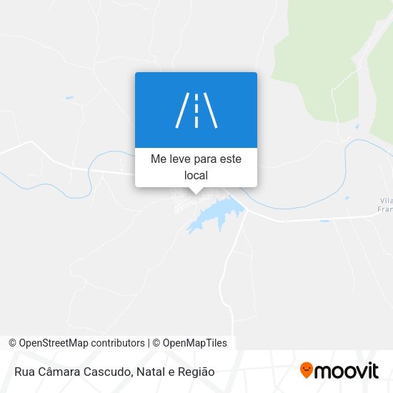 Rua Câmara Cascudo mapa