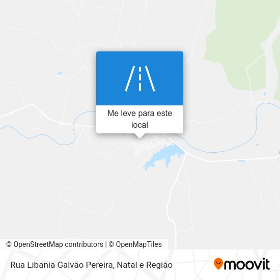 Rua Libania Galvão Pereira mapa