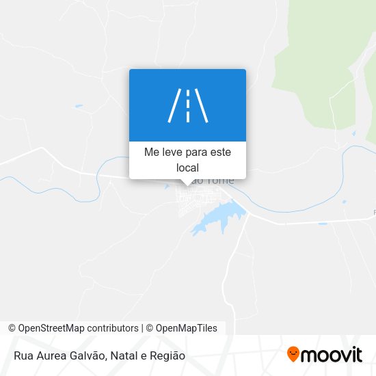 Rua Aurea Galvão mapa