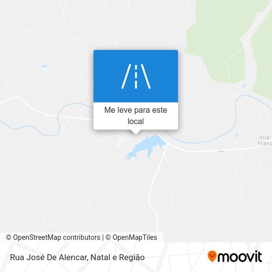 Rua José De Alencar mapa
