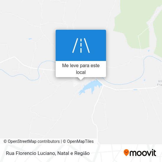 Rua Florencio Luciano mapa