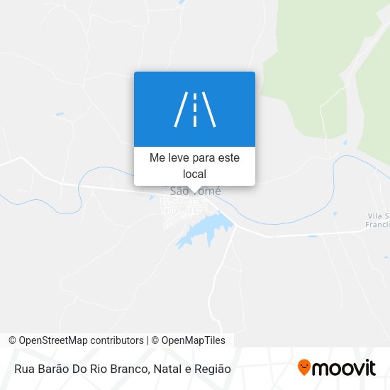 Rua Barão Do Rio Branco mapa