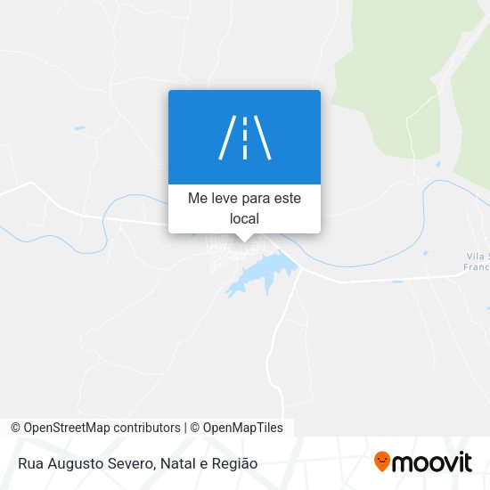 Rua Augusto Severo mapa