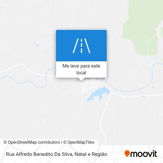 Rua Alfredo Benedito Da Silva mapa