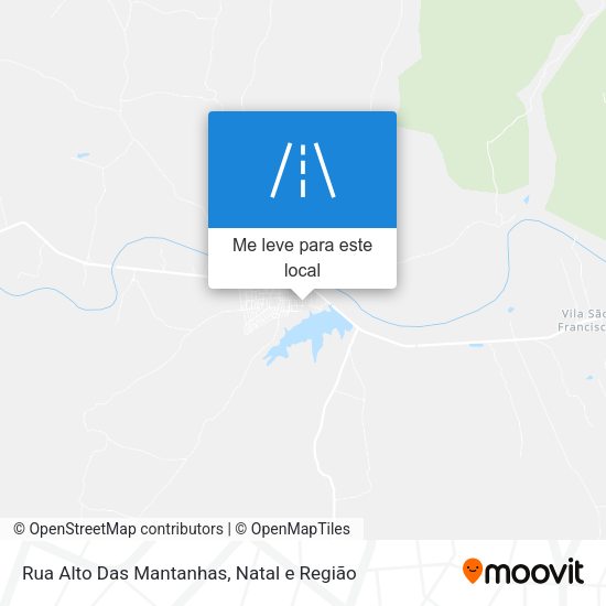 Rua Alto Das Mantanhas mapa