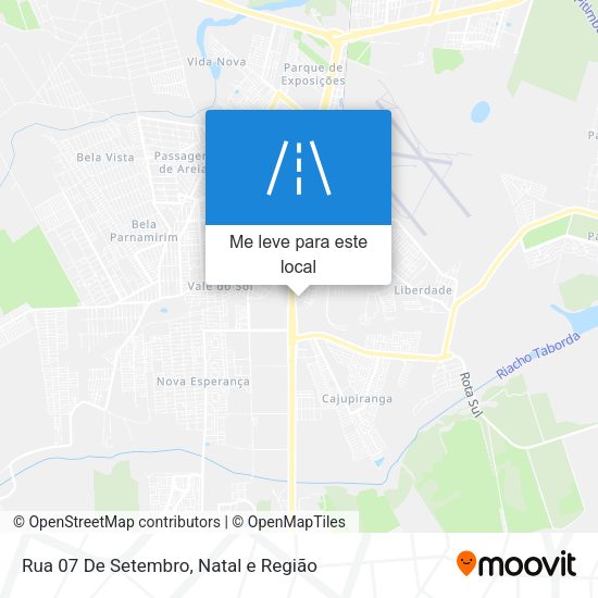 Rua 07 De Setembro mapa