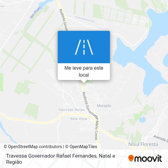 Travessa Governador Rafael Fernandes mapa