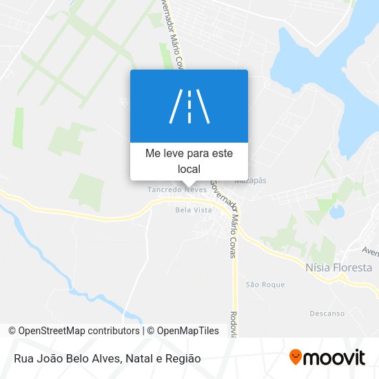 Rua João Belo Alves mapa
