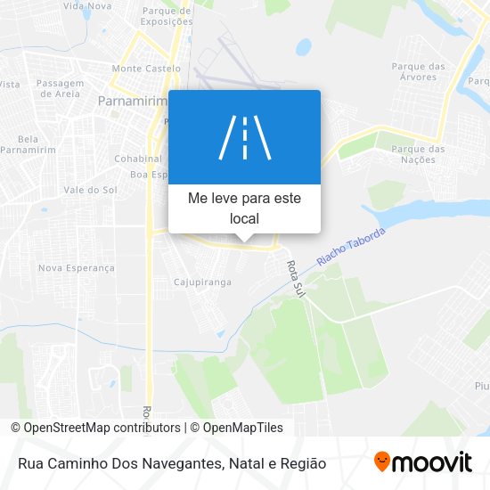 Rua Caminho Dos Navegantes mapa