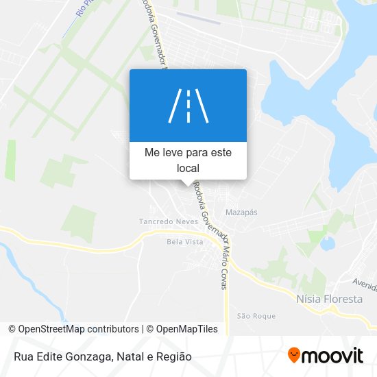 Rua Edite Gonzaga mapa