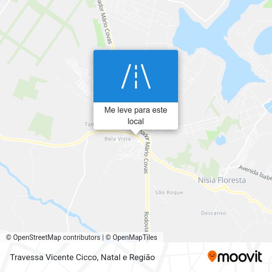 Travessa Vicente Cicco mapa