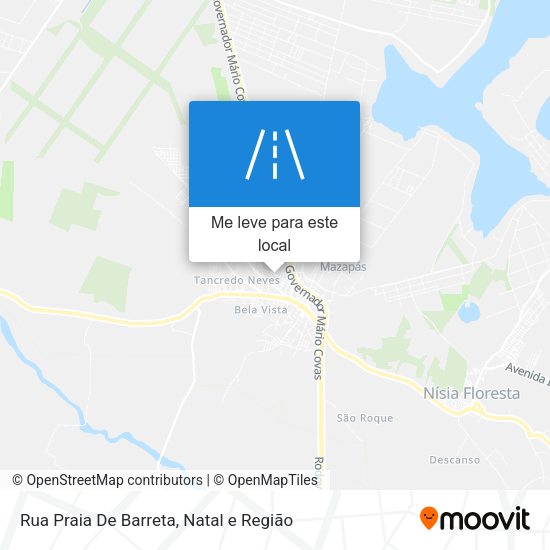 Rua Praia De Barreta mapa