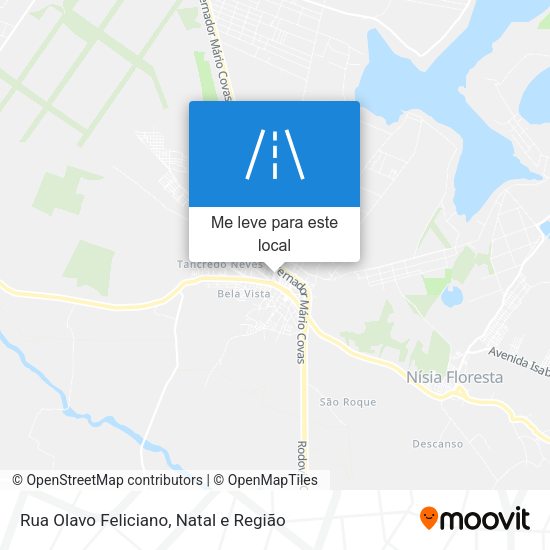 Rua Olavo Feliciano mapa