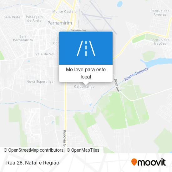 Rua 28 mapa