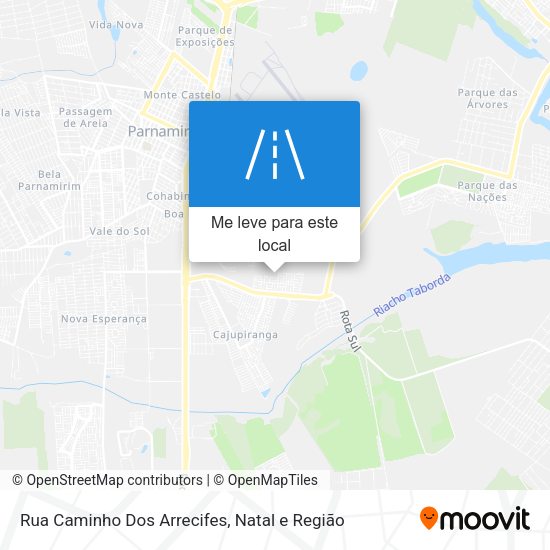 Rua Caminho Dos Arrecifes mapa