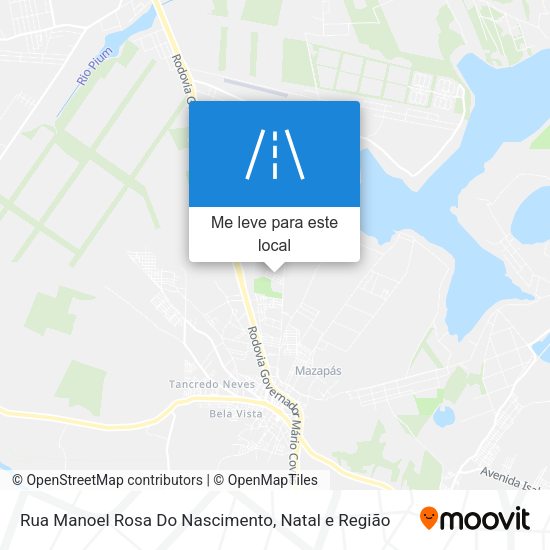 Rua Manoel Rosa Do Nascimento mapa
