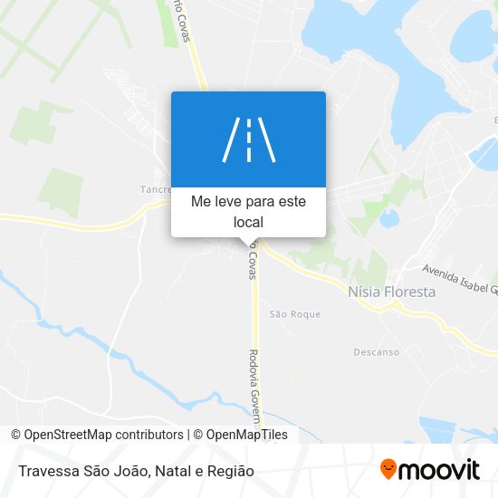 Travessa São João mapa