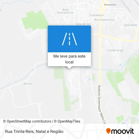 Rua Trinta-Reis mapa