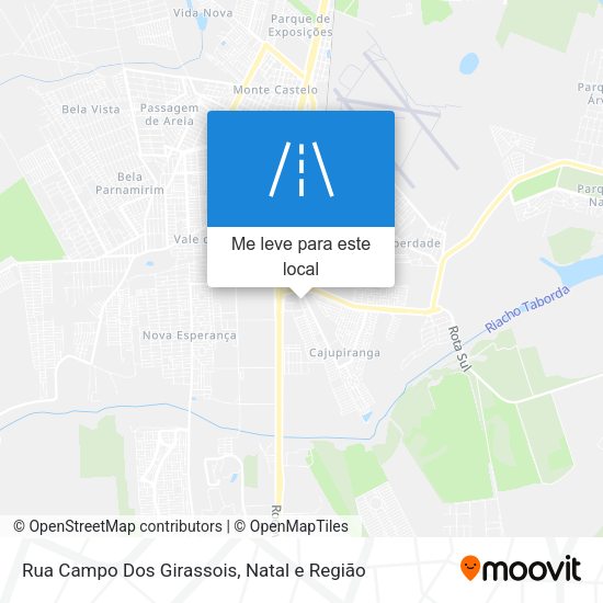 Rua Campo Dos Girassois mapa