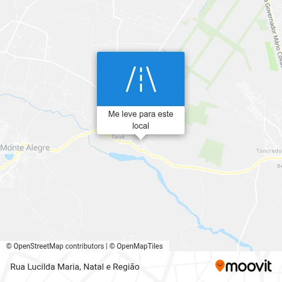 Rua Lucilda Maria mapa