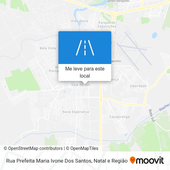 Rua Prefeita Maria Ivone Dos Santos mapa