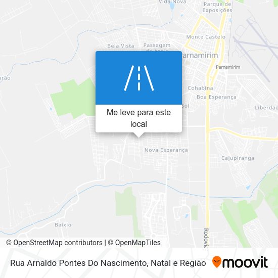 Rua Arnaldo Pontes Do Nascimento mapa