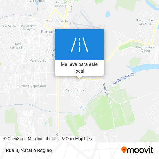 Rua 3 mapa